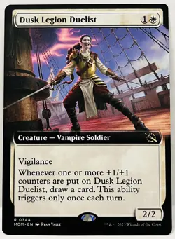 MTG - Dusk Legion Duelist - #344-Extended Art -March of the Machine - Regular-NM - Image 1