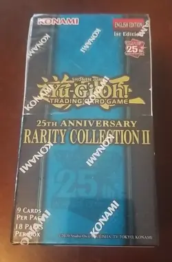 YuGiOh 25th Anniversary Rarity Collection II (2) Booster Box 18 packs SEALED New - Image 1