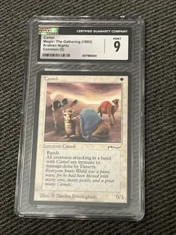 Camel Arabian Nights MTG Graded CGC 9 Mint Magic The Gathering 1993 - Image 1