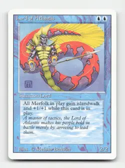 Lord of Atlantis Revised Edition # Magic the Gathering Rare - Image 1