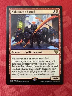 MTG / Akki Battle Squad / NEC / #18 / Regular / Rare / NM - Image 1