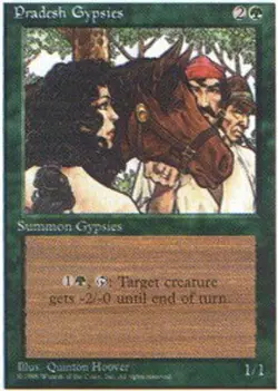 Pradesh Gypsies - Fourth Edition #265/379 MTG Magic The Gathering - Image 1