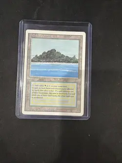Magic The Gathering Tropical Island Land Revised Edition MP Condition - Image 4
