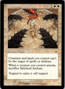 Spiritual Asylum Nemesis Rare NM Magic: The Gathering 23 Normal - Image 1