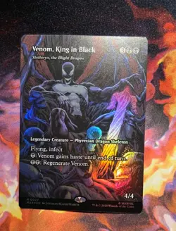 Venom, King in Black - M 22 Foil (Borderless) Marvel Universe Eternal-Legal Foil - Image 4