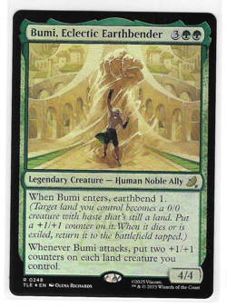 Bumi, Eclectic Earthbender - #248 Foil - MTG: Avatar the Last Airbender - Image 1
