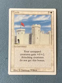 Castle, Revised Edition, Magic the Gathering MTG - Image 1