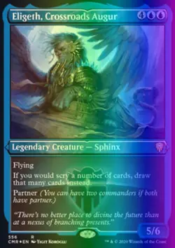 MTG Eligeth, Crossroads Augur (556) Commander Legends LP FOIL - Image 1