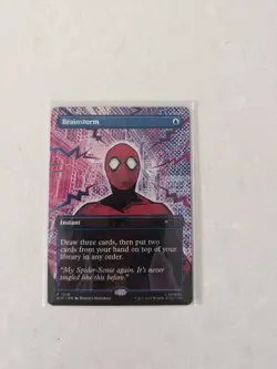 Magic The Gathering MTG - Brainstorm (7019) Non-foil - Secret Lair: Spider-Man - Image 1