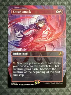MTG Sneak Attack #0079 Anime Borderless Mythic Wilds of Eldraine: ET (WOT) - Image 2