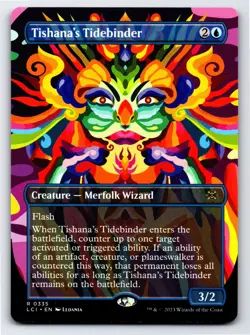 Tishana's Tidebinder (Borderless) R The Lost Caverns of Ixalan # 335 NM Normal - Image 1