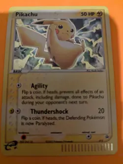 Pikachu 012 Black Star Promo 2003 E Reader Series Holo Rare Pokemon TCG LP - Image 2