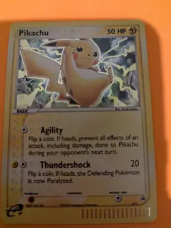 Pikachu 012 Black Star Promo 2003 E Reader Series Holo Rare Pokemon TCG LP - Image 4