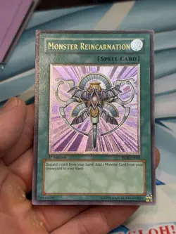 Monster Reincarnation RDS-EN045 Ultimate Rare 1st Edition MODERATELY PLAYED - Image 1