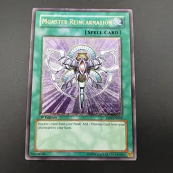 Monster Reincarnation 1st Edition Yu-Gi-Oh! Super Rare / Holo - RDS-EN045 LP - Image 1