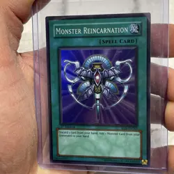 Yu-Gi-Oh Monster Reincarnation RDS-EN045 1st Edition 1996 Kazuki Takahashi LP - Image 2