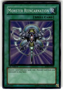 Monster Reincarnation RDS-EN045 Rise of Destiny 1st Edition Super Rare NM - Image 1