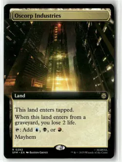 MTG Oscorp Industries 0282 Regular (Extended Art) Marvel's Spider-Man NM SPM - Image 1