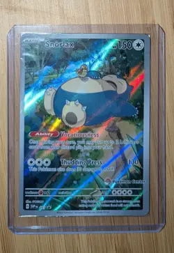 Pokemon Snorlax SVP 051 Pokemon Center Stamped 151 ETB Sealed Promo Card - Image 1