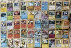 Pokemon TCG Card Collection Lot of 50 Cards Holos Rare WOTC XY Sun Moon B/W - Image 1
