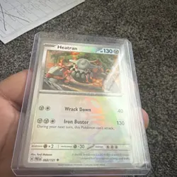 Heatran (Master Ball) - 068/131 - Pokemon Prismatic Evolutions NM - Image 1