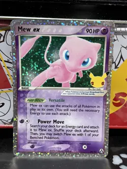 Mew Ex (88/92) Celebrations 25th Anniversary Holo Pokemon Card! - Image 1