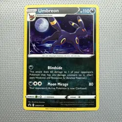 Pokemon Umbreon Cosmos Holo Rare Black Star Promo SWSH129 Sword & Shield Card - Image 1