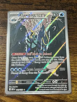 Clawitzer 141/132 Mega Evolution Near Mint Pokemon TCG - Image 1