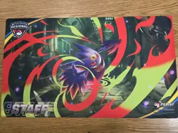 Pokemon TCG Mega Gengar STAFF Regional Playmat Toronto 2026 Unused - Image 1