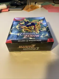Pokemon Crown Zenith Booster Bundle FACTORY SEALED Brand New 6 Packs Pokemon TCG 820650858963 - Image 2
