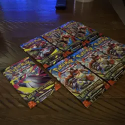 Pokemon Mega Evolution Booster Packs (7) 10 Cards Mega Kangaskhan - Image 2