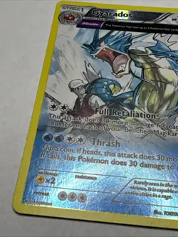 Pokemon Gyarados TCG Reverse Holo Rare Card 21/98 XY Ancient Origins LP - Image 2
