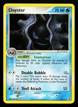 Cloyster 20/112 Rare EX FireRed & LeafGreen Pokemon Card - Image 1
