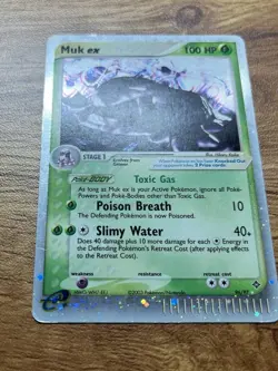 Pokemon TCG Muk ex EX Dragon 96/97 Holo Ultra Rare 100HP Card 2003 Vintage Card - Image 5