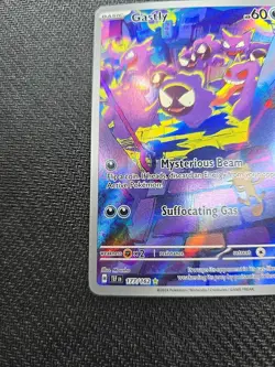 Pokemon TCG Gastly Scarlet & Violet Temporal Forces 177/162 IR NM - Image 3
