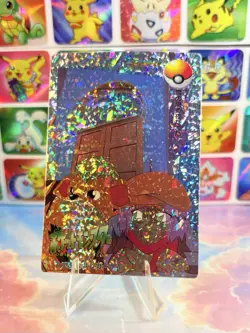 Pokemon Holo Vintage Pocket Monsters Laundrymat Vending Machine Sticker 98 Japan - Image 4