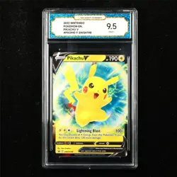 TQG 9.5 MINT+ 2022 Pokemon ENG Pikachu V SWSH198 Promo - Image 1