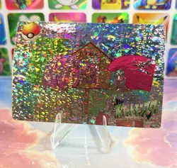 Pokemon Holo Vintage Pocket Monsters Laundrymat Vending Machine Sticker 98 Japan - Image 2