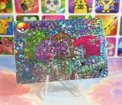 Pokemon Holo Vintage Pocket Monsters Laundrymat Vending Machine Sticker 98 Japan - Image 3