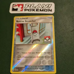 Pokemon Rescue Stretcher 130a/145 - League Promo Holo - SM Guardians Rising - Image 1