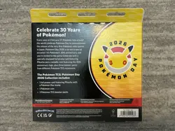 Pokemon Day 2026 Collection Box, 3 Packs & Pikachu Promo IN HAND NEW SEALED - Image 2