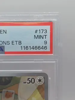 Pokemon Eevee 173 SVP en SV BLACK STAR Promo 2025 Prismatic Evolutions ETB PSA 9 - Image 3