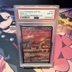 2023 Pokemon Svp En-Sv Black Star Promo #053 Mew Ex 151 Ultra-Premium Coll PSA 8 - Image 1