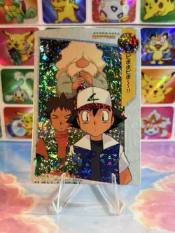 Pokemon Holo Vintage Pocket Monsters Laundrymat Vending Machine Sticker 98 Japan - Image 2