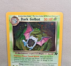 Dark Golbat 7/82 Team Rocket Holo LP Pokemon TCG - Image 3