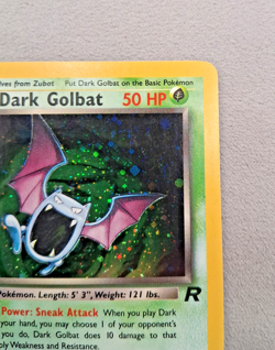 Dark Golbat 7/82 Team Rocket Holo LP Pokemon TCG - Image 4