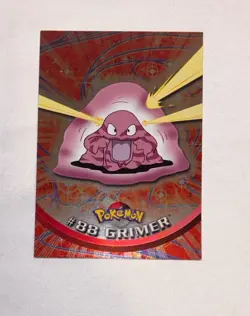2000 Pokemon #88 Grimer Topps Holo Foil, Rare, NM/LP- Blue Logo - Image 1