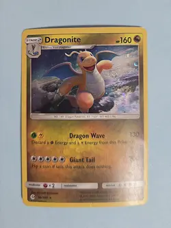 2017 Dragonite 96/149 - Cosmos Holo Rare - Sun and Moon - Pokemon TCG - Image 4