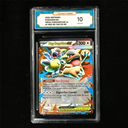 TQG 10 PRISTINE 2025 Pokemon ENG Mega Kangaskhan ex 104/132 RR - Image 2
