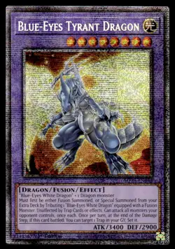 Yu-Gi-Oh TCG #MP25-EN042 Blue-Eyes Tyrant Dragon Starlight R,1st Ed. - Image 1